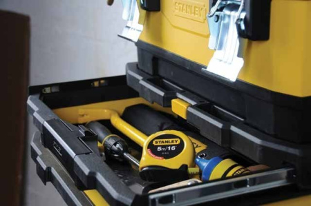 Stanley 1-95-621 - Ящик Stanley® Rolling Workshop металлопластмассовый с колесами, 56,8 x 73 x 38,9 см Stanley 1-95-621 - Ящик Stanley® Rolling Workshop металлопластмассовый с колесами, 56,8 x 73 x 38,9 см