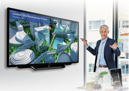 Интерактивная панель 70", LСD, 300 Кд, 4K (3840x2160), 4000:1, HDMI, DisplayPort, VGA, 10+10 Вт, 57 кг, UV2A, Fanless, Мультитач 30 касаний