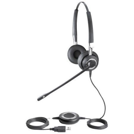 Jabra BIZ 2400 Duo USB (2499-829-104), профессиональная гарнитура Jabra BIZ 2400 Duo USB (2499-829-104), профессиональная гарнитура