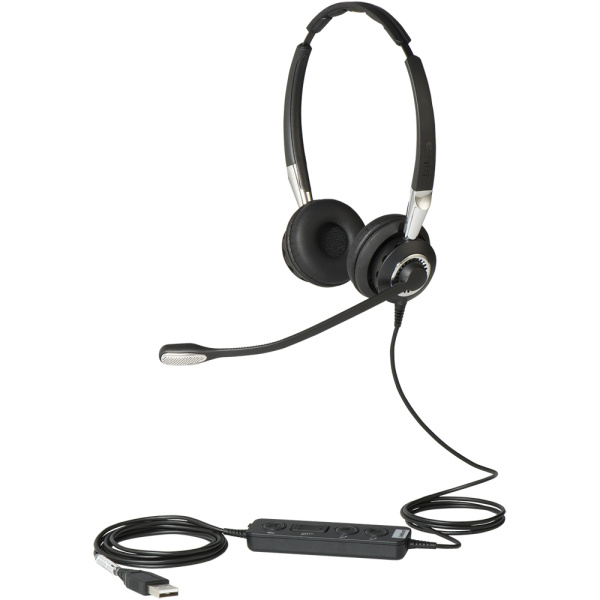 Jabra BIZ 2400 II Duo USB (2499-829-309), проводная USB-гарнитура с шумоподавлением Jabra BIZ 2400 II Duo USB (2499-829-309), проводная USB-гарнитура с шумоподавлением