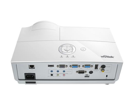 Мультимедийный короткофокусный проектор Vivitek DX881ST, DLP, XGA (1024 x 768), 3300 Lm, 15000:1, HDMI, RJ-45, ST 0.62:1 T.R., 3.15 кг.