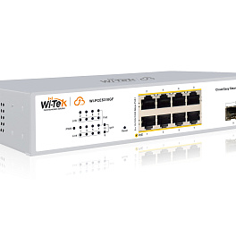 WI-TEK WI-PCES310GF v2, настраиваемый гигабитный PoE-коммутатор WI-TEK WI-PCES310GF v2, настраиваемый гигабитный PoE-коммутатор
