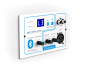 CVGAUDIO WCP-C2M/BT-W, настенный зональный контроллер управления CVGAUDIO WCP-C2M/BT-W, настенный зональный контроллер управления