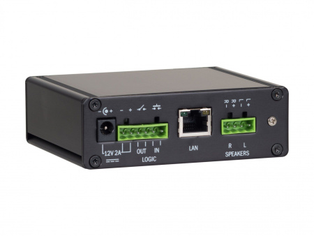2N SIP Audio Converter - SIP-система аудиовещания, встроенный усилитель 2x10 Вт, PoE, LAN/WAN
