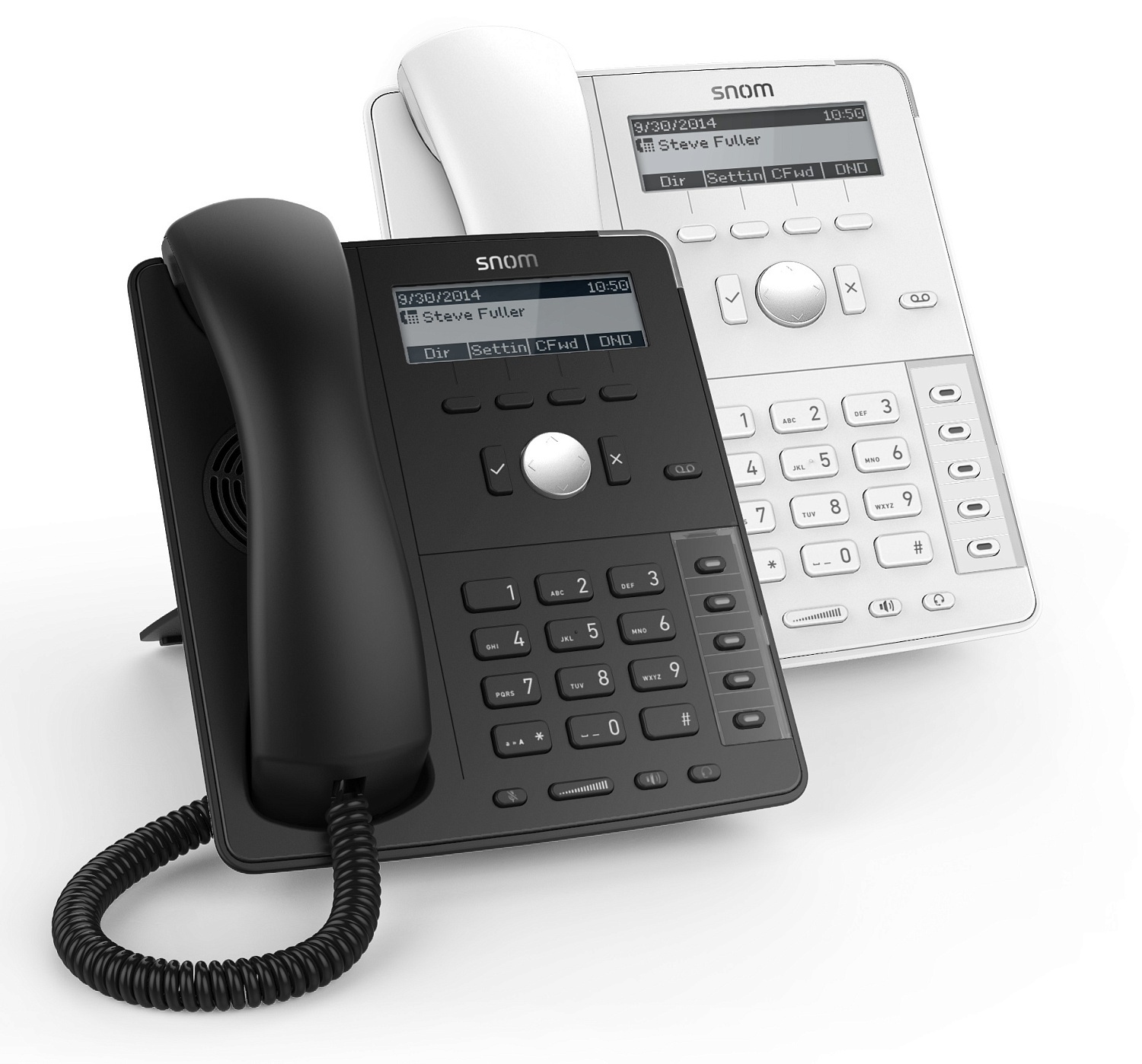 Snom D715, IP-телефон, 4 SIP линии,белый