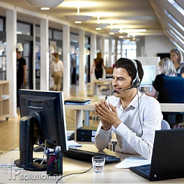 Jabra UC VOICE 150 mono (1593-829-209), проводная USB гарнитура