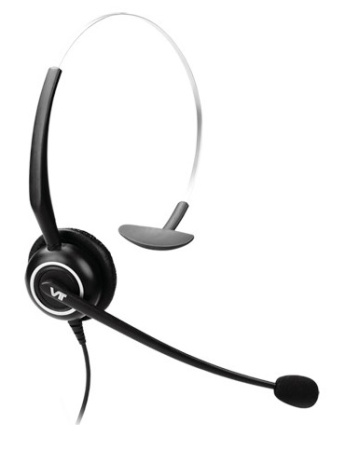 VT VT5000 QD(P)-RJ9(03), проводная моноауральная головная гарнитура 
