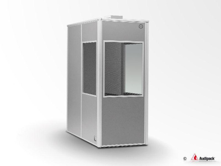 Кабина для синхронного перевода речи серии Audipack Silent 9300 для одного переводчика, дозаказ вентиляции P4251 Цена включает экспортную упаковку Кабина для синхронного перевода речи серии Audipack Silent 9300 для одного переводчика, дозаказ вентиляции P4251 Цена включает экспортную упаковку
