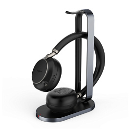 Yealink BH76 with Charging Stand UC Black USB, bluetooth гарнитура в комплекте с зарядной станцией