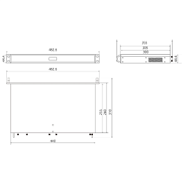 Prestel VWC-HD8HI8HO-1U, контроллер видеостены Prestel VWC-HD8HI8HO-1U, контроллер видеостены
