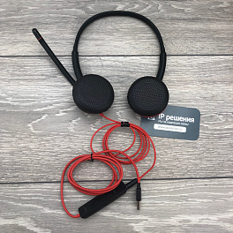 Plantronics BlackWire C3225-A - проводная гарнитура (стерео, jack 3.5/USB-A)