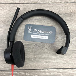 Poly Blackwire 3310 USB-A,  проводная гарнитура для компьютера