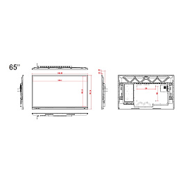 Prestel TSP-4K652, интерактивная панель 65" со встроенным ПК Prestel TSP-4K652, интерактивная панель 65" со встроенным ПК