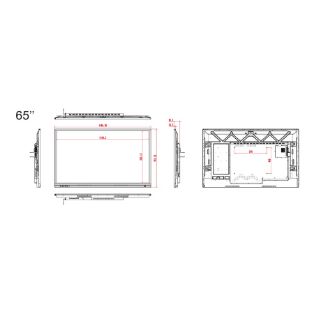 Prestel TSP-4K652, интерактивная панель 65" со встроенным ПК