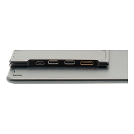 Prestel MC-30, портативный настольный сенсорный монитор 17,3" черный/серебристый