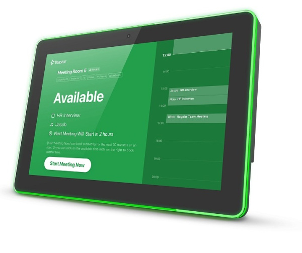 DS7310 для Yeastar Workplace, 10", Android 8.1, 1280x800, Wi-Fi, LAN, POE, NFC, LED-полоса, VESA