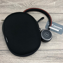 Jabra EVOLVE 65 UC Stereo , универсальная  USB гарнитура (проводное и беспроводное подключение)