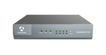 EAGLES 44 модуль DANTE: 4 входа, 4 выхода