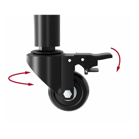 Prestel MOB-6586, мобильная напольная стойка для интерактивной панели 65-86"