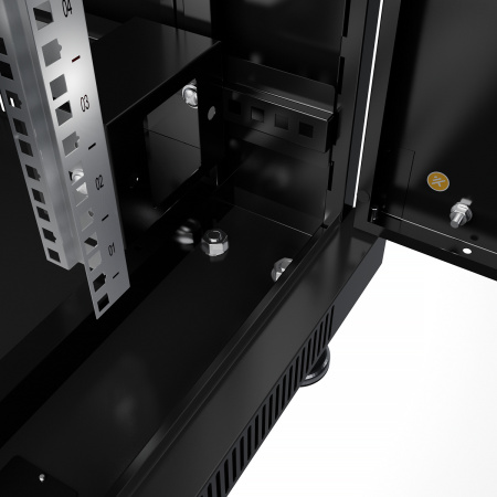 Cabeus, ND-05C-42U80/120-BK, шкаф монтажный телекоммуникационный 19" 42U 800x1200x2055mm (ШхГхВ), цвет черный (RAL 9004)  Cabeus, ND-05C-42U80/120-BK, шкаф монтажный телекоммуникационный 19" 42U 800x1200x2055mm (ШхГхВ), цвет черный (RAL 9004)