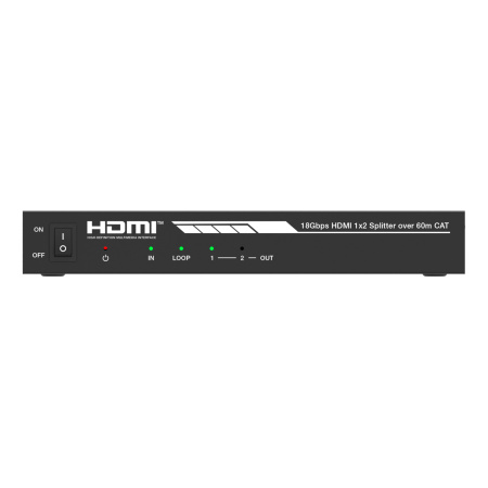 Prestel SP-H2-12T60, набор из сплиттера и приемников HDMI 2.0