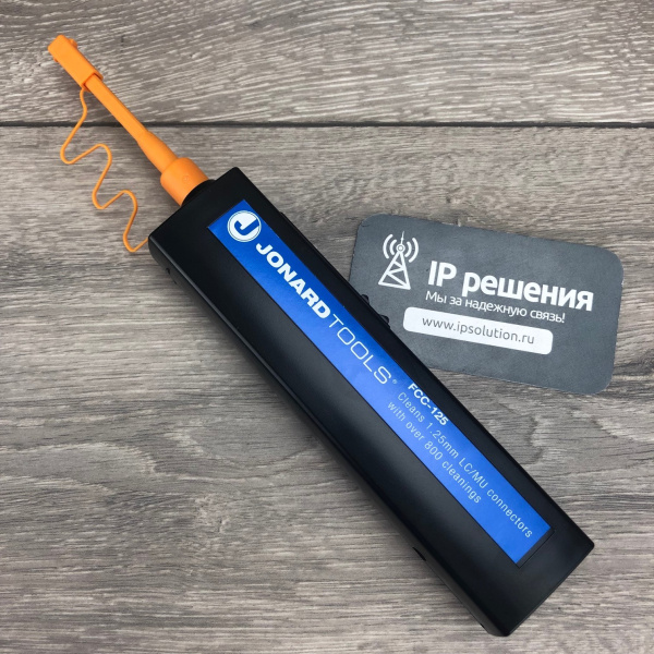 Jonard FCC-125 - очиститель оптических коннекторов и портов LC (1.25 мм), безворсовая лента, 800+ очисток Jonard FCC-125 - очиститель оптических коннекторов и портов LC (1.25 мм), безворсовая лента, 800+ очисток