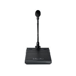 Настольный микрофонный пульт делегата или председателя, встроенный динамик, 10-пиновый разъем для микрофона и считыватель NFC-карт