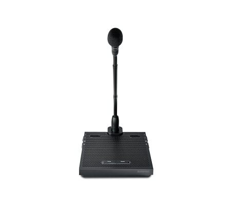 Настольный микрофонный пульт делегата или председателя, встроенный динамик и 10-пиновый разъем для микрофона