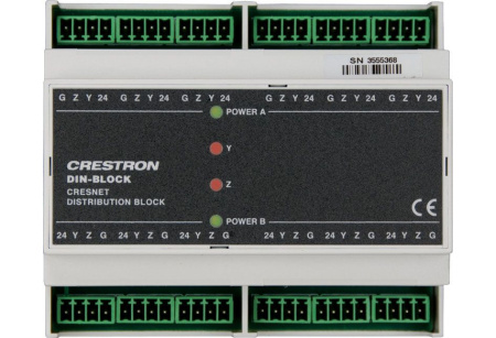 Crestron DIN-BLOCK, распределительный блок