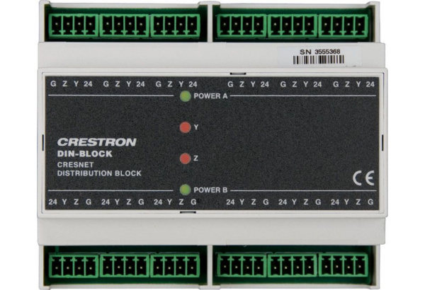 Crestron DIN-BLOCK, распределительный блок