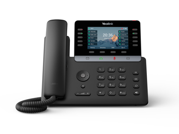 Yealink SIP-T74W, ip-телефон (16 аккаунтов, Wi-Fi, 4,3" цветной экран, порт USB, BLF, PoE, GigE, без БП)