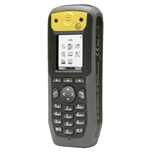 Ascom D81 (DH5-ABBEAB), беспроводная трубка DECT (версия Protector EX  с  Man Down, No Movement, Pull Cord и LF location)