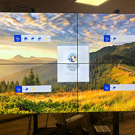 Проект по установке видеостены для компании "Смарт Девелопмент"