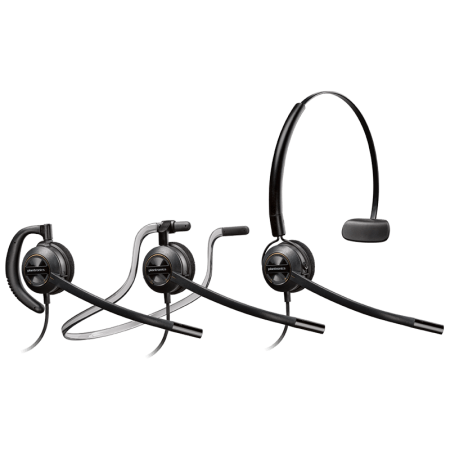 Plantronics EncorePro HW540D Digital NC (PL-HW540D), профессиональная цифровая гарнитура для колл-центра (QD 6 pin)