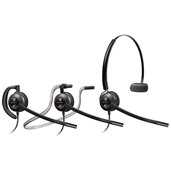 Plantronics EncorePro HW540D Digital NC (PL-HW540D), профессиональная цифровая гарнитура для колл-центра (QD 6 pin)