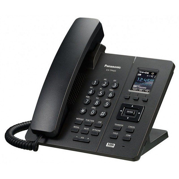 Panasonic KX-TPA65RUB, SIP DECT телефон беспроводной (черный)