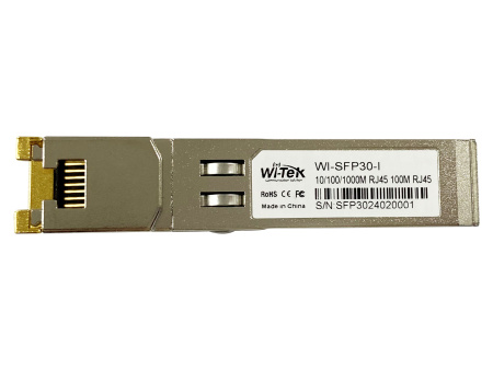 WI-TEK WI-SFP30-I, промышленный одноволоконный sfp-модуль