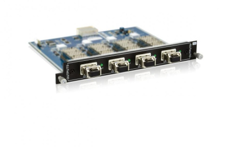 Плата выходная для модульного матричного коммутатора Digis MMA-O4-UF, 4K, x4 Fiber (оптика), до 1000 м