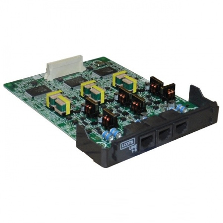 Panasonic KX-NS5180X 6-портовая плата аналоговых внешних линий (LCOT6)