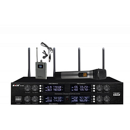 Радиомикрофоны BKR KX-D3880 (четыре ручных и четыре петличных)