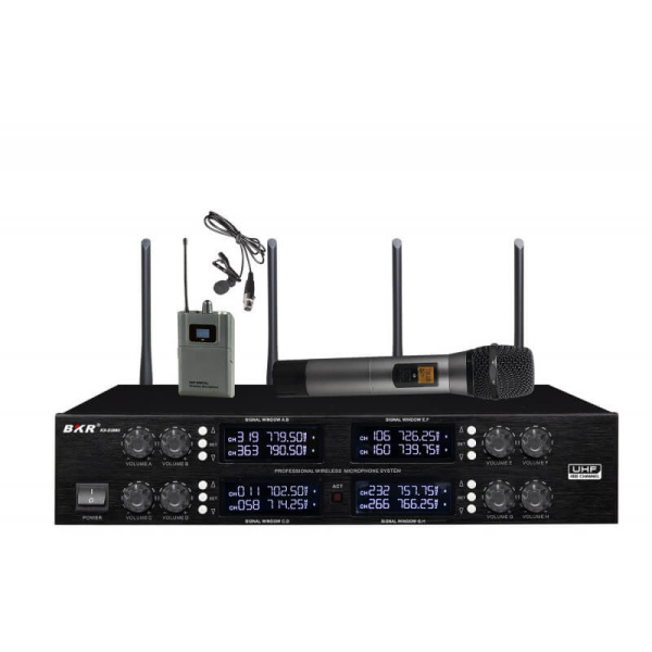 Радиомикрофоны BKR KX-D3880 (четыре ручных и четыре петличных) Радиомикрофоны BKR KX-D3880 (четыре ручных и четыре петличных)