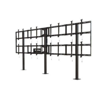 Стационарная стойка для видеостены Peerless-AV DS-S555-4X2 для создания конфигурации 4х2 для 46-55", VESA до 600х400, суммарно до 363 кг