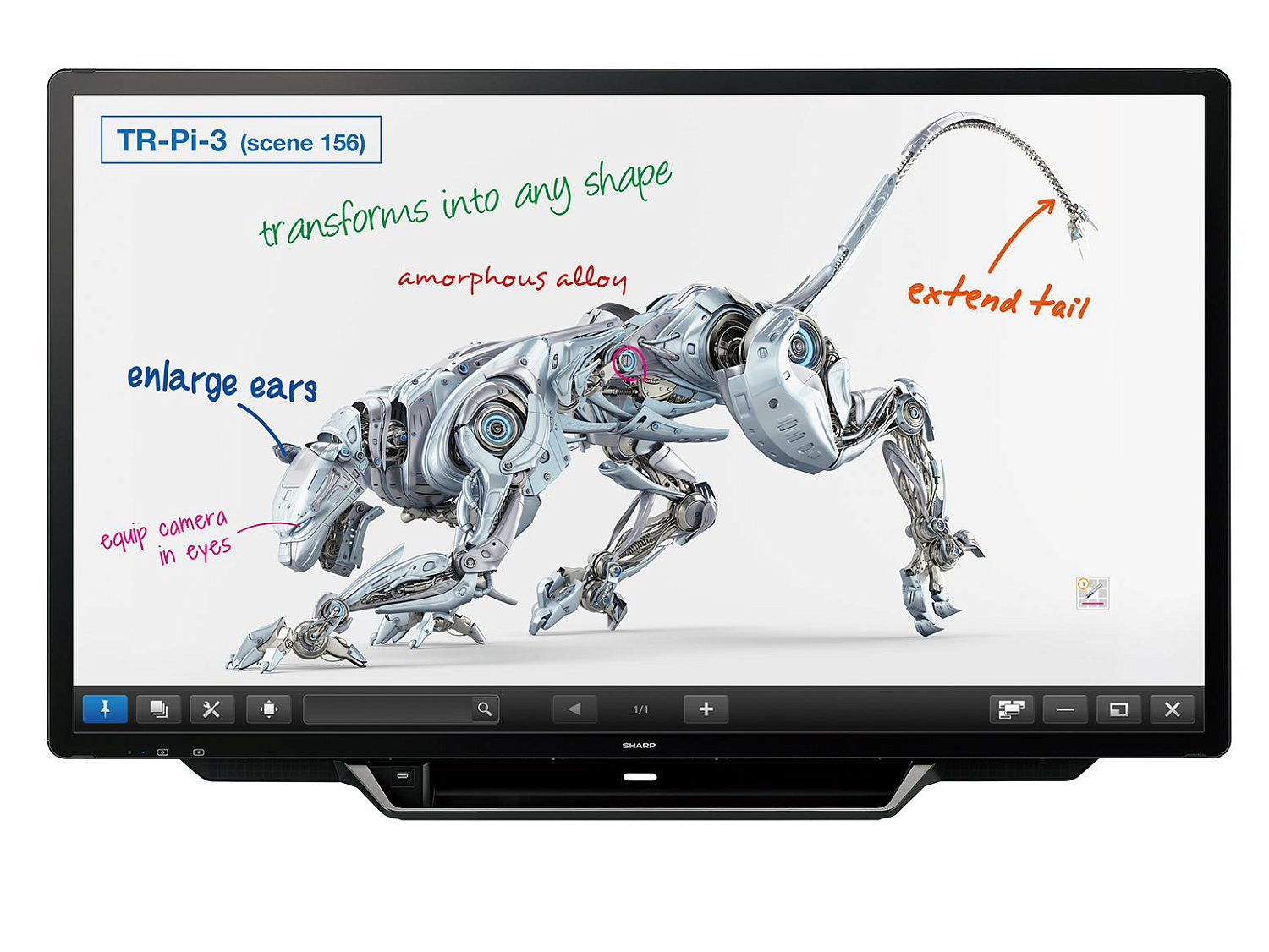 Интерактивная панель 70", LСD, 300 Кд, 4K (3840x2160), 4000:1, HDMI, DisplayPort, VGA, 10+10 Вт, 57 кг, UV2A, Fanless, Мультитач 30 касаний