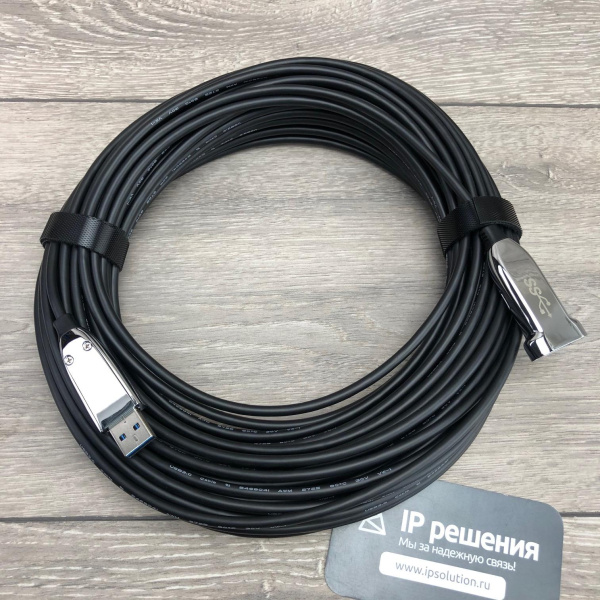 Оптический гибридный кабель USB 3.0 (20 метров) Оптический гибридный кабель USB 3.0 (20 метров)