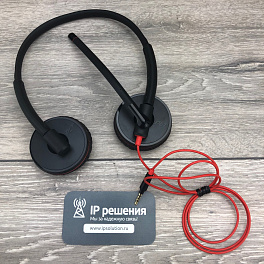 Plantronics BlackWire C3225-A - проводная гарнитура (стерео, jack 3.5/USB-A)