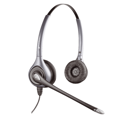 Plantronics Supra Plus BNC Wideband (PL-HW361N/A) Silver, телефонная гарнитура для колл-центра