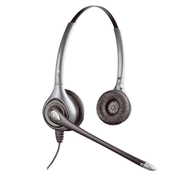 Plantronics Supra Plus BNC Wideband (PL-HW361N/A) Silver, телефонная гарнитура для колл-центра