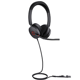 Yealink UH48 Dual UC USB-C/A, проводная гарнитура Yealink UH48 Dual UC USB-C/A, проводная гарнитура