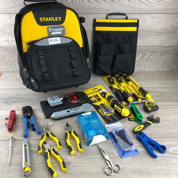 SK-LAN-2 - набор для обслуживания кабельных линий связи в рюкзаке SK-LAN-2 - набор для обслуживания кабельных линий связи в рюкзаке