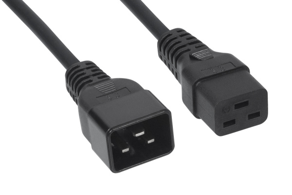Cabeus, PC-IEC19-IEC20-1.8M, кабель питания IEC 320 C19 - IEC 320 C20 (3x1.5), 16A, прямая вилка, 1.8м Cabeus, PC-IEC19-IEC20-1.8M, кабель питания IEC 320 C19 - IEC 320 C20 (3x1.5), 16A, прямая вилка, 1.8м